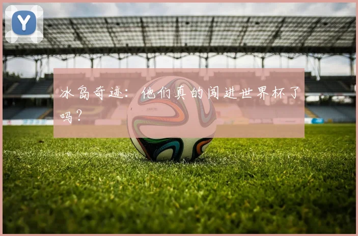 冰岛奇迹：他们真的闯进世界杯了吗？